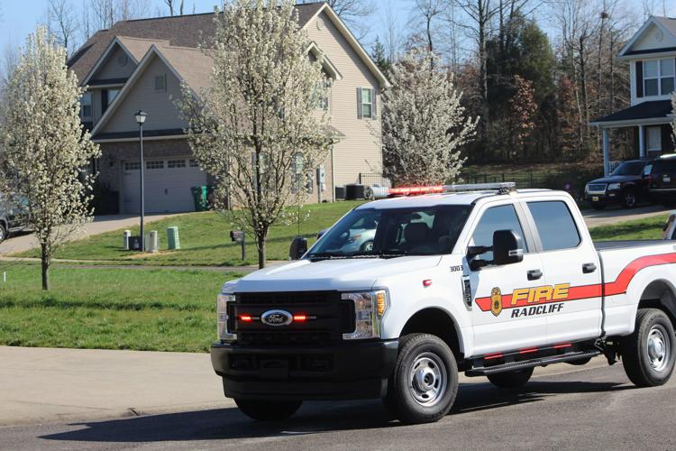 Radcliff first responders surprise children with birthday greetings