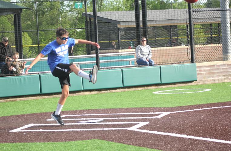 Getting their kicks Sports Park initiates kickball action Local News
