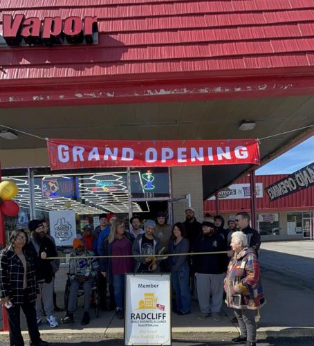 Ribbon cut on tobacco and vape shop in Radcliff