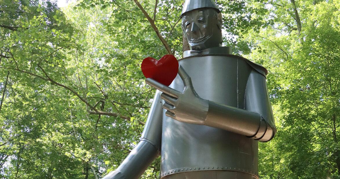Bernheim unveils new Tin Man sculpture Local News thenewsenterprise com