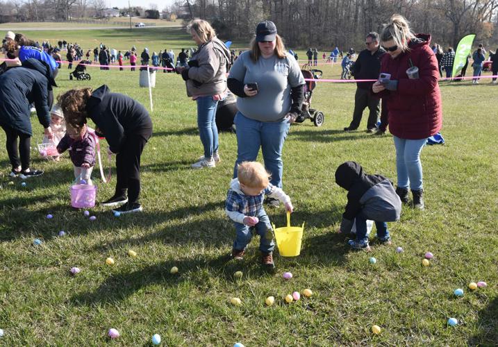 Cold, inspiring fun at Community Easter Egg Hunt | Local News ...