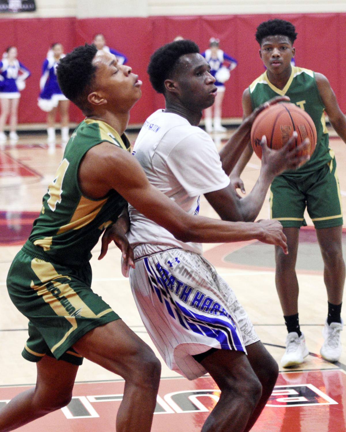 Boys 17th District Tournament Hot Shooting Early Leads Trojans