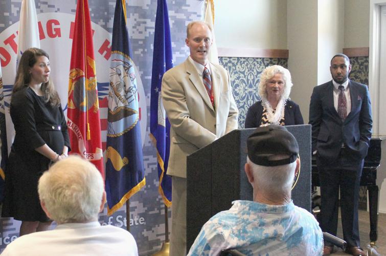 Ceremony in Radcliff celebrates voting at veterans center Local News