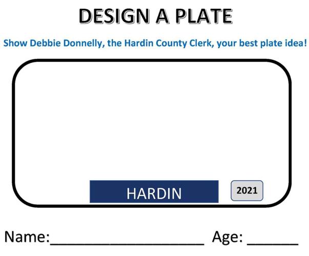 Setting Plate Contest Clerk's office offering design-a-plate contest | Local News ...