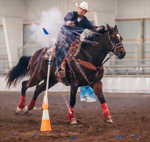E’town resident is cowboy mounted shooting champion