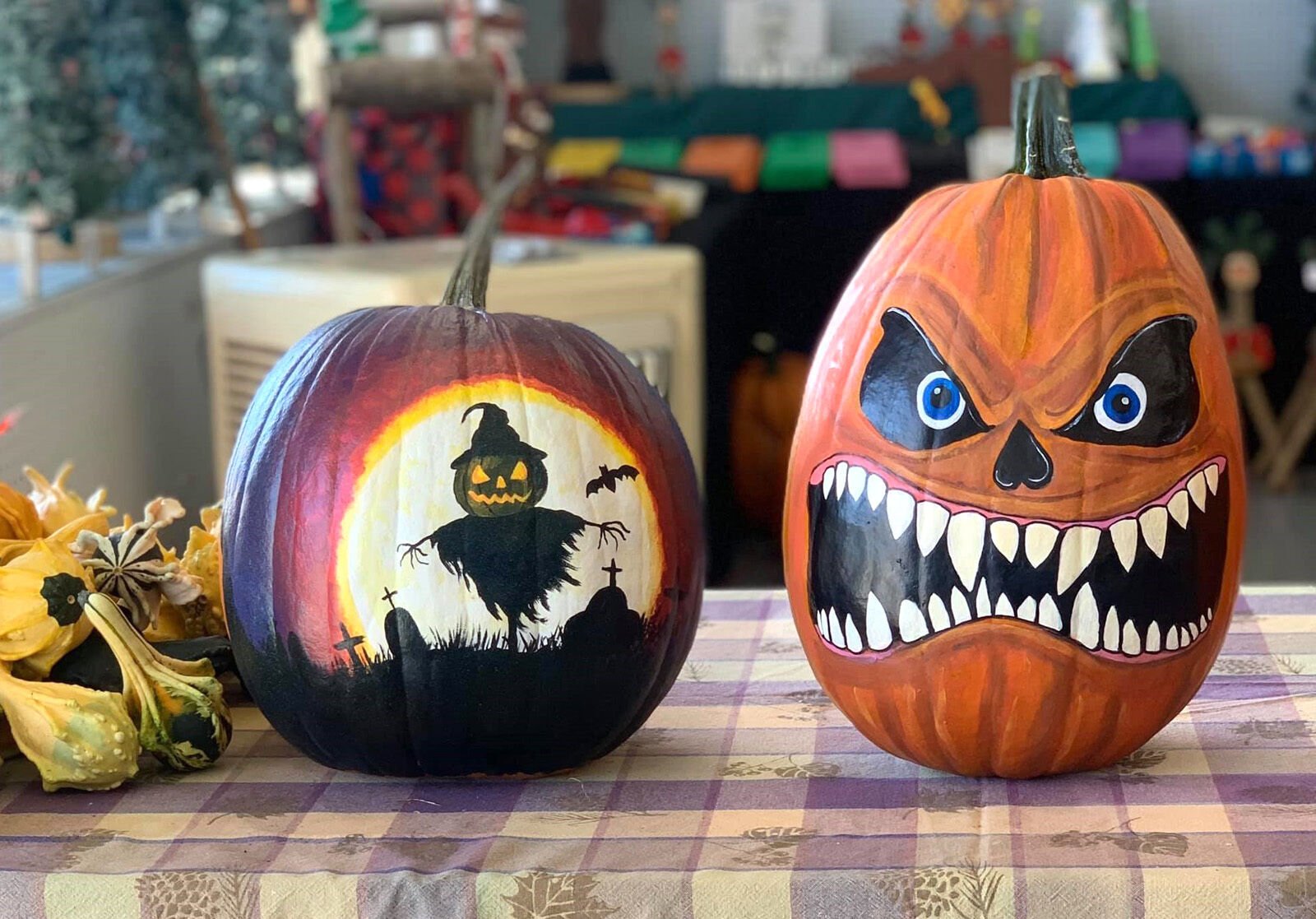 Pumpkin deals painting idea