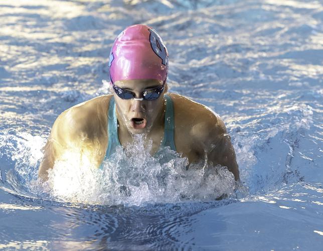 Elizabethtown girls dominate first round of state swim High School