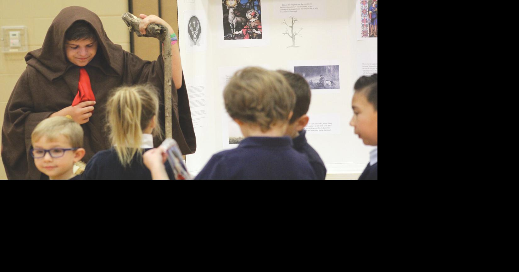 SJS honors saints with Living Wax Museum | Education ...