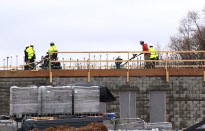 Work continues despite cold