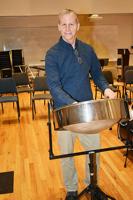 Multi-talented Mat Britain performs and teaches steel drum classes
