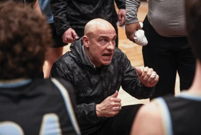 Brentwood basketball head coach Troy Bond