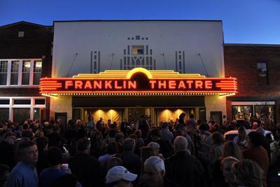 Franklin Theatre at night