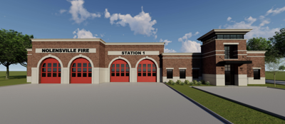Nolensville Fire Station #1 rendering