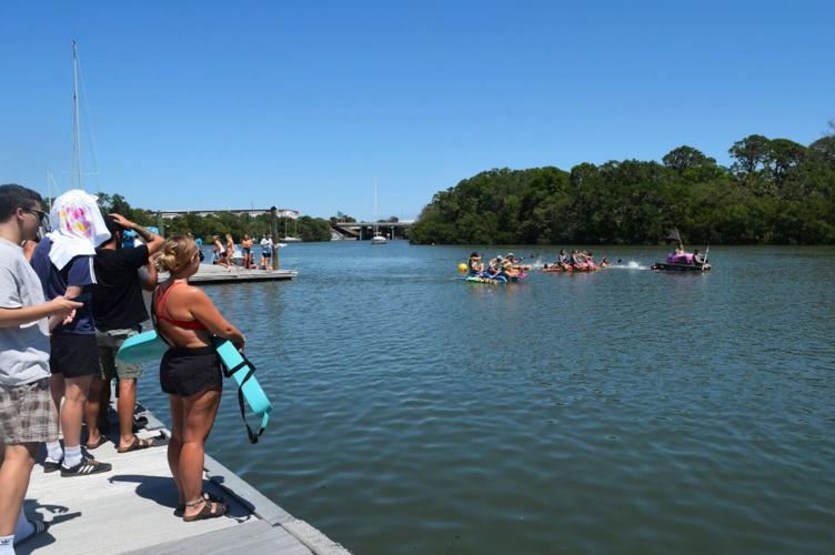 Eckerd Waterfront hosts “Kon Tiki” raft race | Multimedia ...