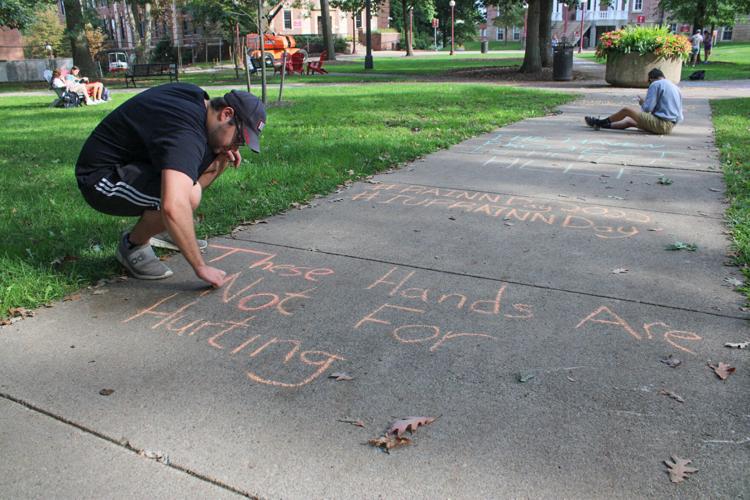 IUP, Haven Project hit Oak Grove with RAINN Day messages of support