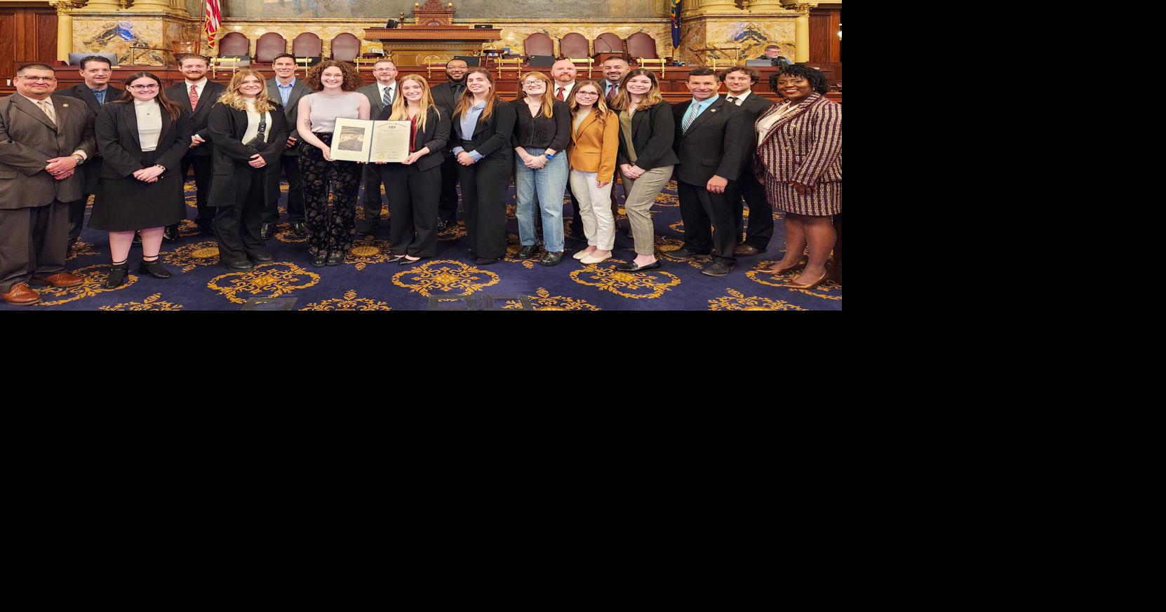 IUP alum, State Rep. Gergely, presents The Penn with legislative ...