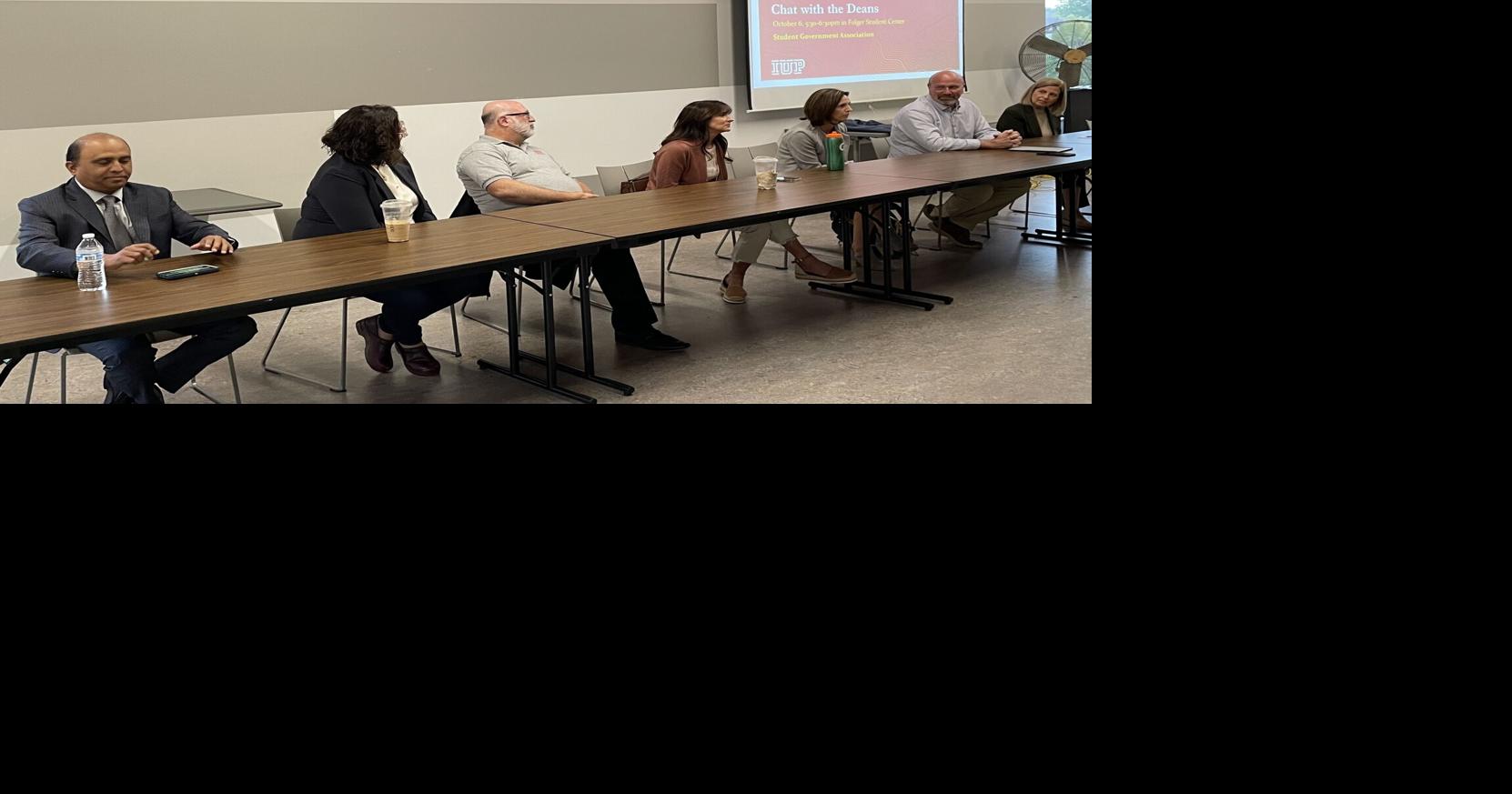 Students chat with IUP deans News