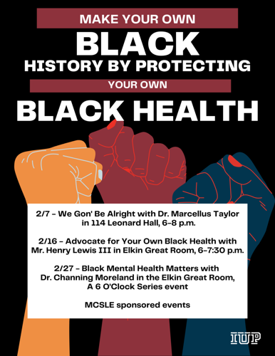 MCSLE hosting events for Black History Month, health a predominant theme