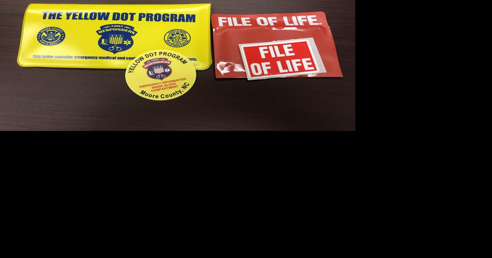 Public Safety Pushing For Yellow Dot, File of Life Programs | News ...