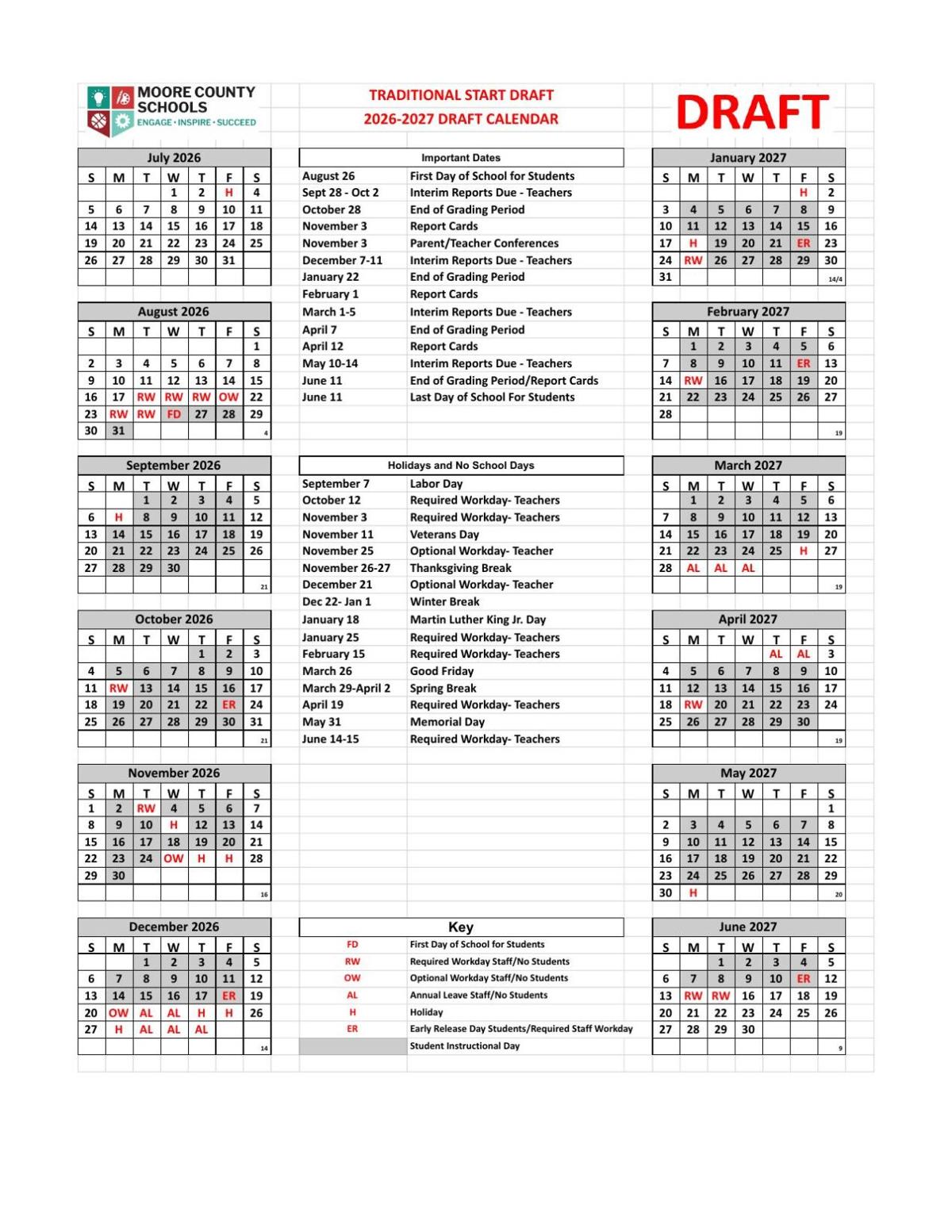 Schools to Assess 'Early Start' Calendar | News | thepilot.com