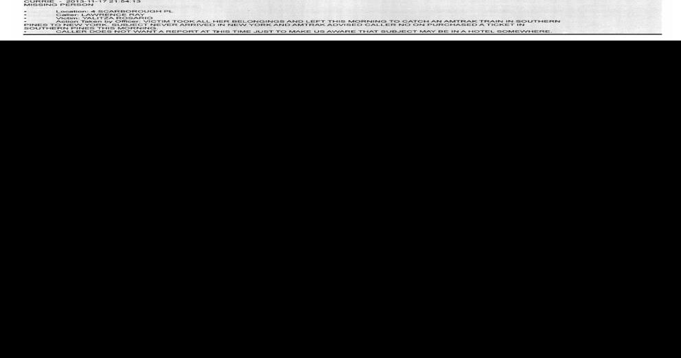 Police Department Call Logs