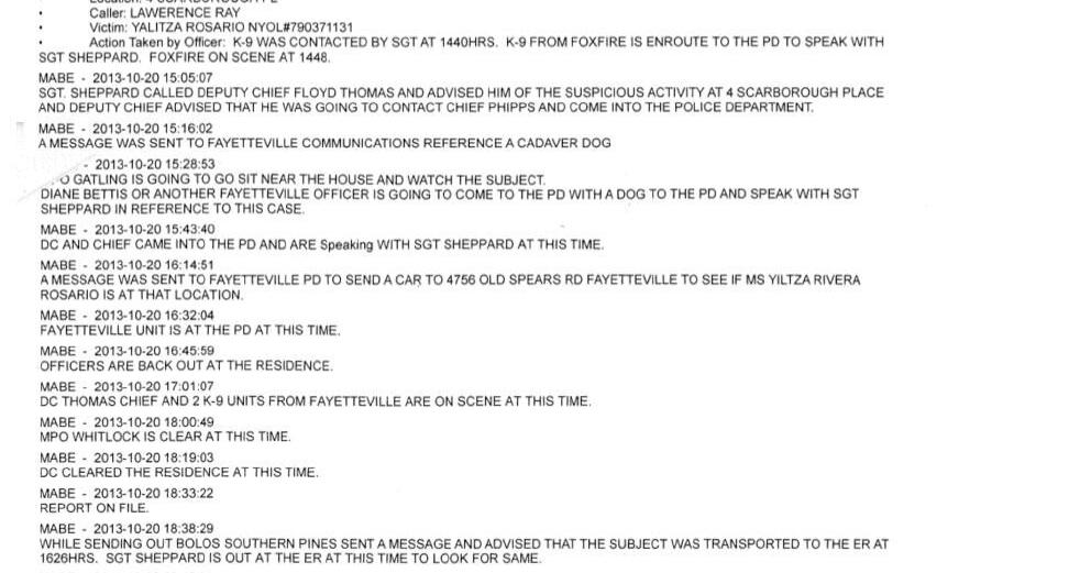 Police Department Call Logs | | thepilot.com