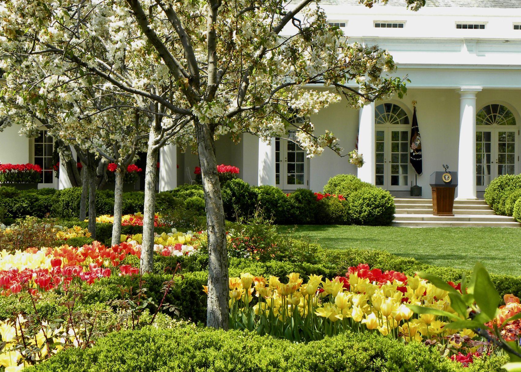 The White House Gardens Backdrop to History Features