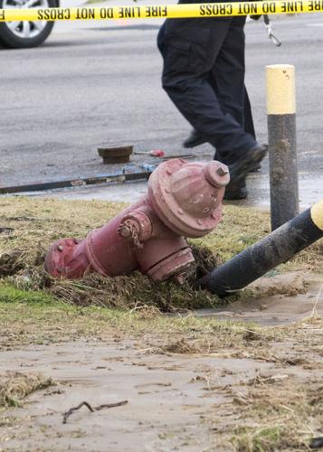 McDonald's Parking Lot Floods After Car Hits Hydrant | News | thepilot.com