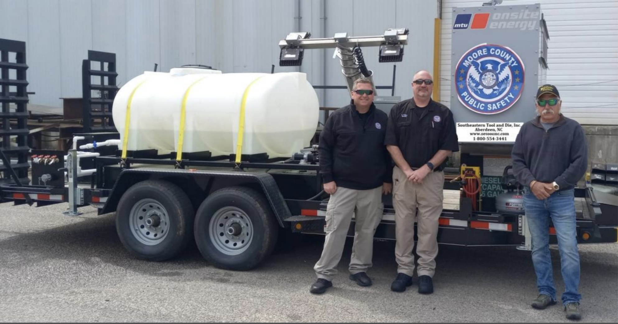 Moore County Public Safety Receives a Locally Built Disaster Response Trailer - Vimarsana News