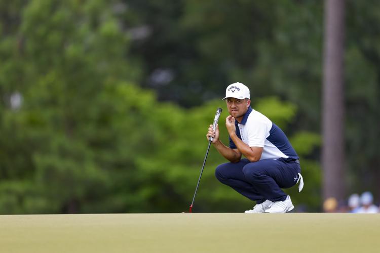 Xander Schauffele Mean Mugs the Greens at Pinehurst No. 2 After Unfortunate Roll