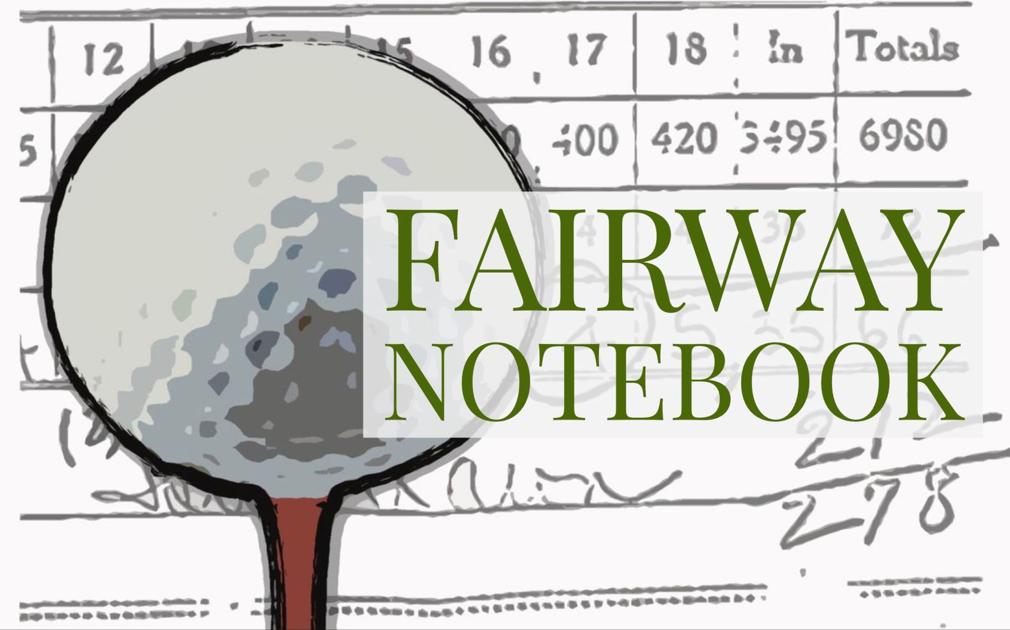 Notebook With Spring Weather Players In Full Swing Sports