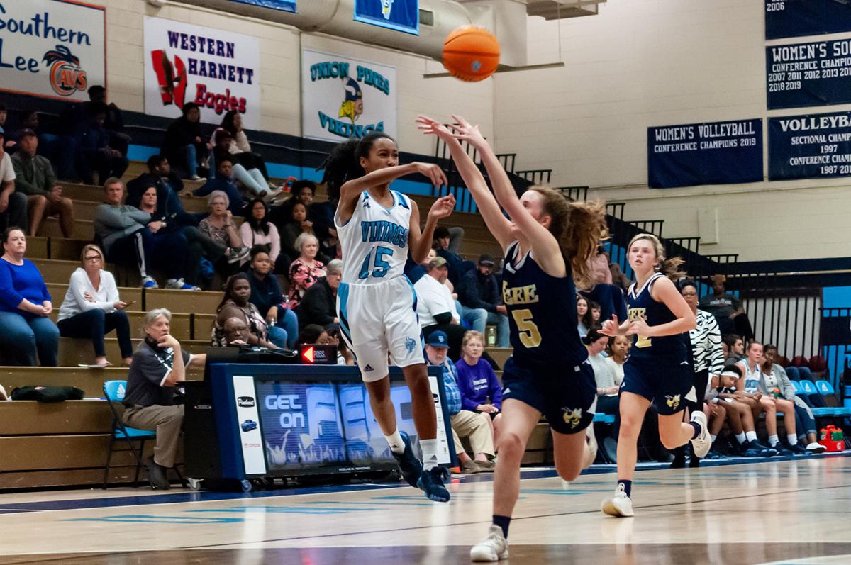 Union Pines ladies defeat Lee County, 63-41; maintain control of conference