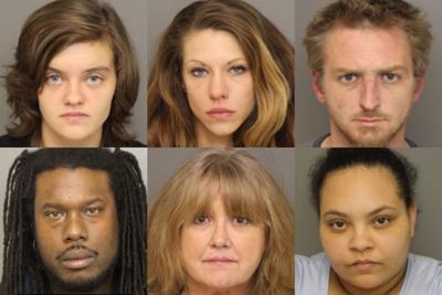 county moore arrests thepilot end west wilkes left rebecca haley janice joshua fought pictured row adam marie bottom