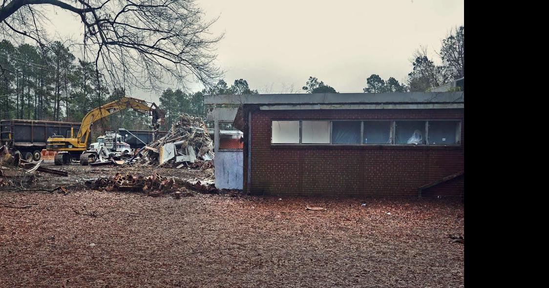 Demo Work Underway Near Reid Heart Center Business