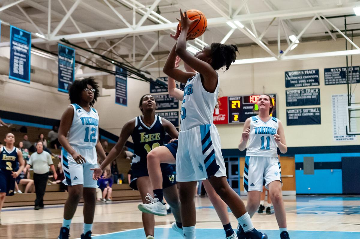 Union Pines ladies defeat Lee County, 63-41; maintain control of conference