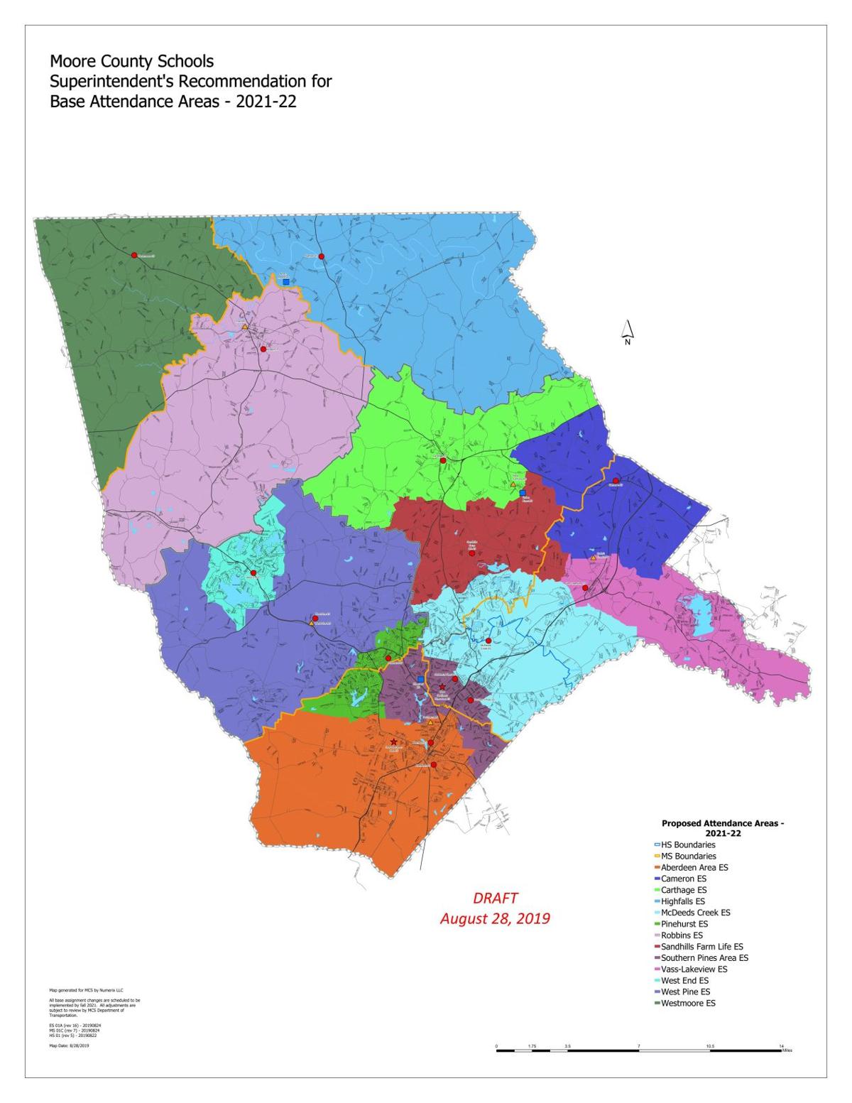 Wake county school assignment map 2019 image