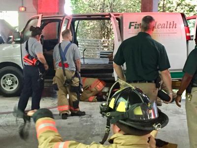 Crews Respond To Transport Van Fire At Firsthealth Hospital