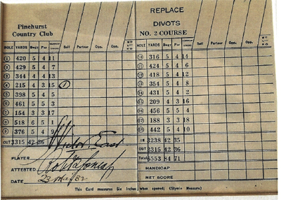 Bobby Jones A Memorable Visit To Pinehurst Sports Thepilot Com