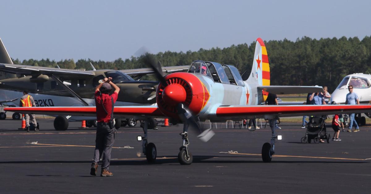 Jaeger Pilot Raleigh Community Family Day Aviation Celebration at the Raleigh Exec Jetport ...