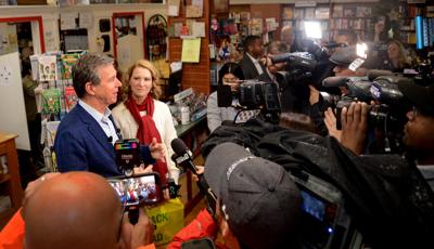 Gov. Cooper at bookshop