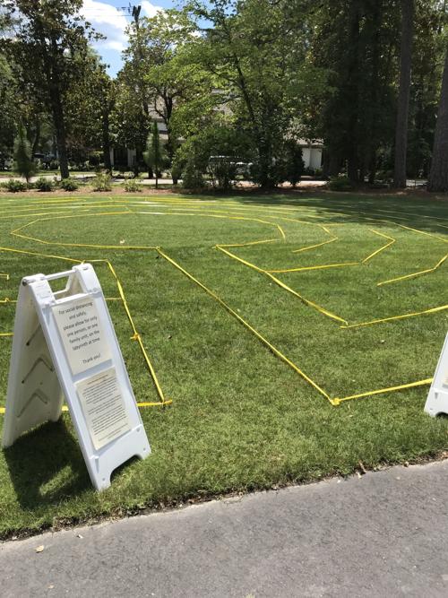 Fall Outdoor Prayer Labyrinth Set Up At Community Presbyterian Features Thepilot Com