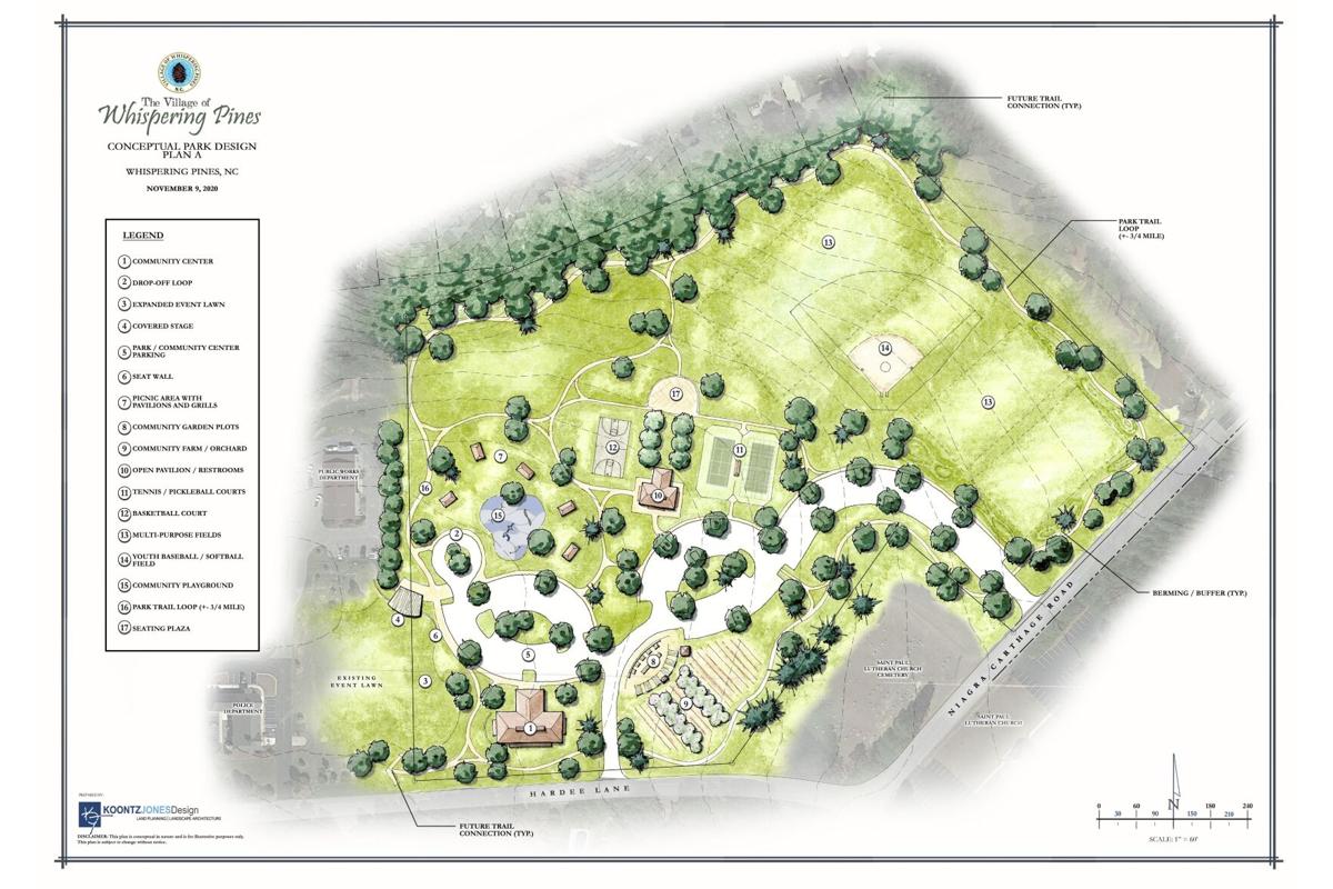 Whispering Pines Park Concept A | | thepilot.com