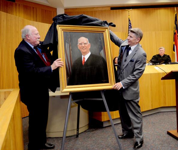 Portrait Honors Retiring Superior Court Judge Webb News thepilot com