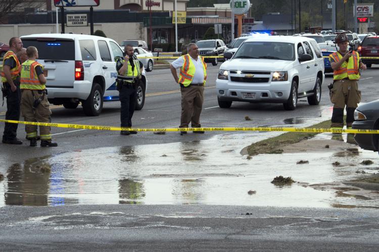 McDonald's Parking Lot Floods After Car Hits Hydrant | News | thepilot.com