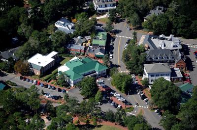 TEASER Aerial View of Pinehurst Village