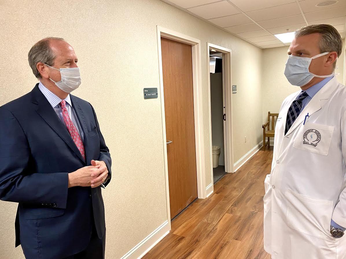 Congressman Dan Visits Pinehurst Surgical Clinic News