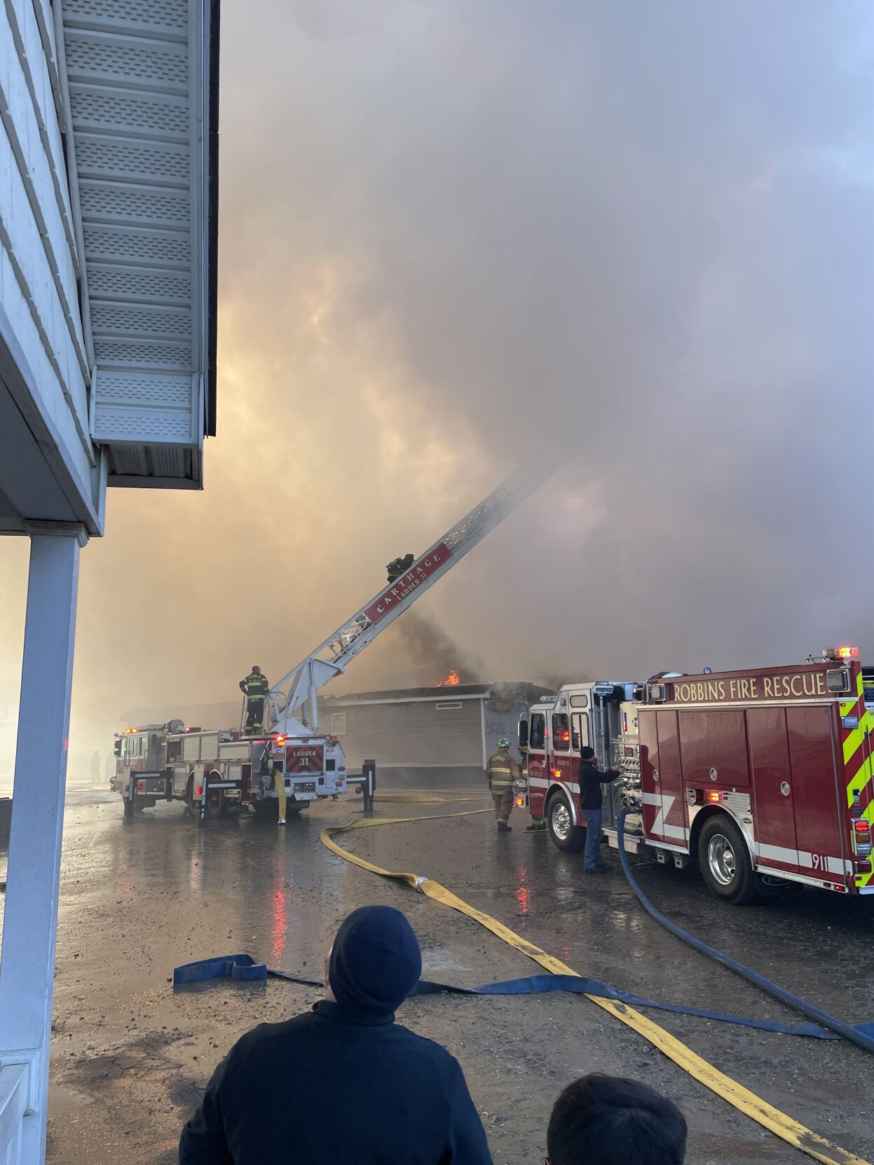 Robbins Commercial Fire Brings Fire Departments from Area to Scene ...