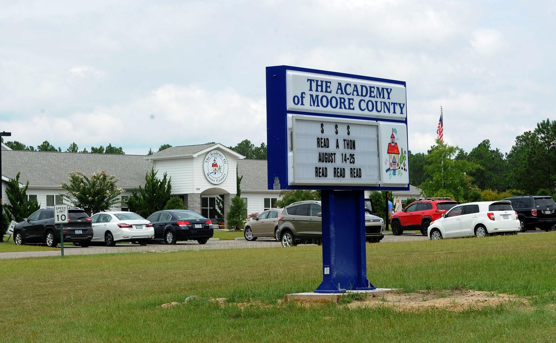 File photograph of the Academy of Moore County campus in 2017