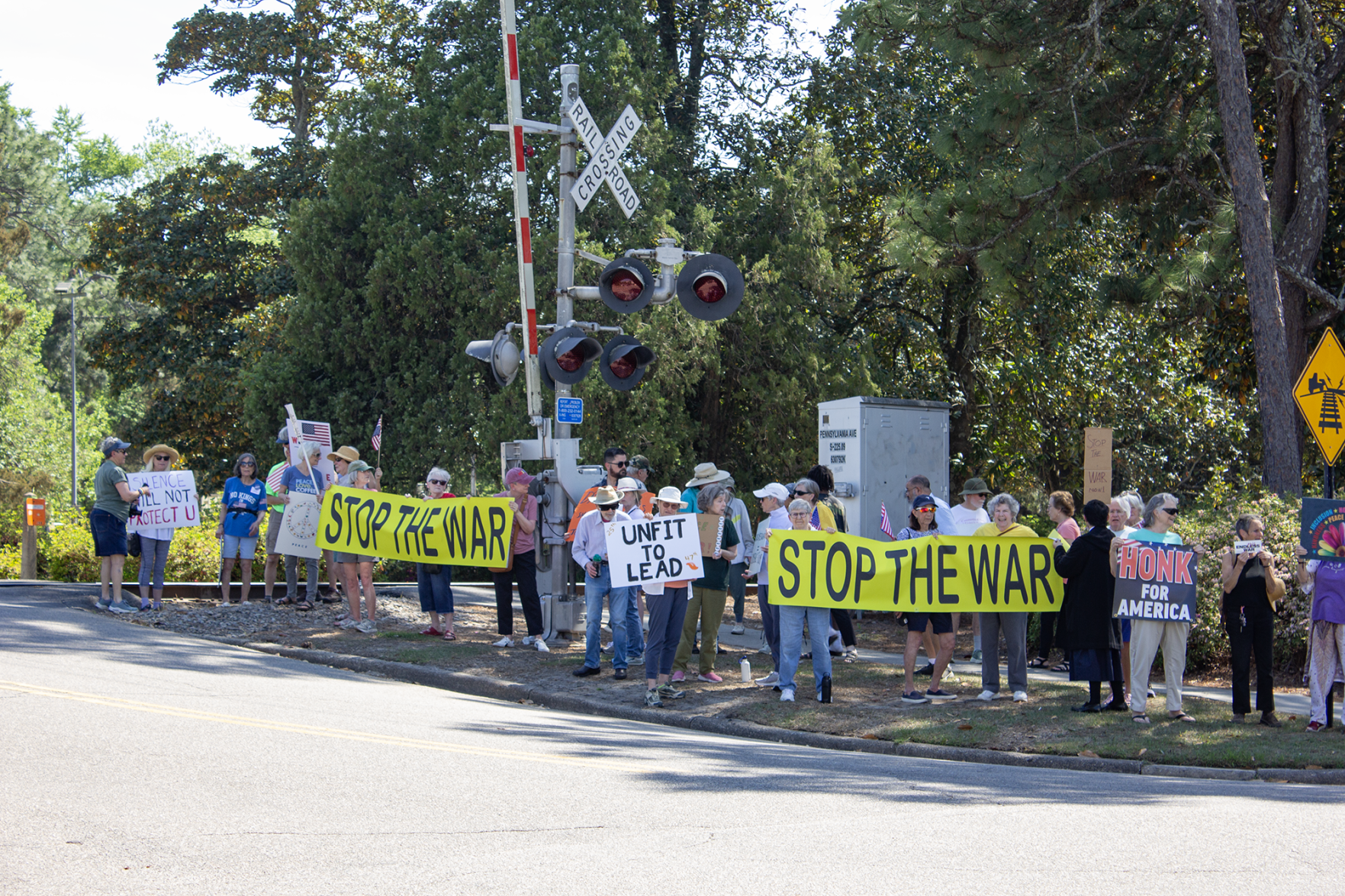 Stop The War Pop-Up Demonstration | Multimedia | thepilot.com