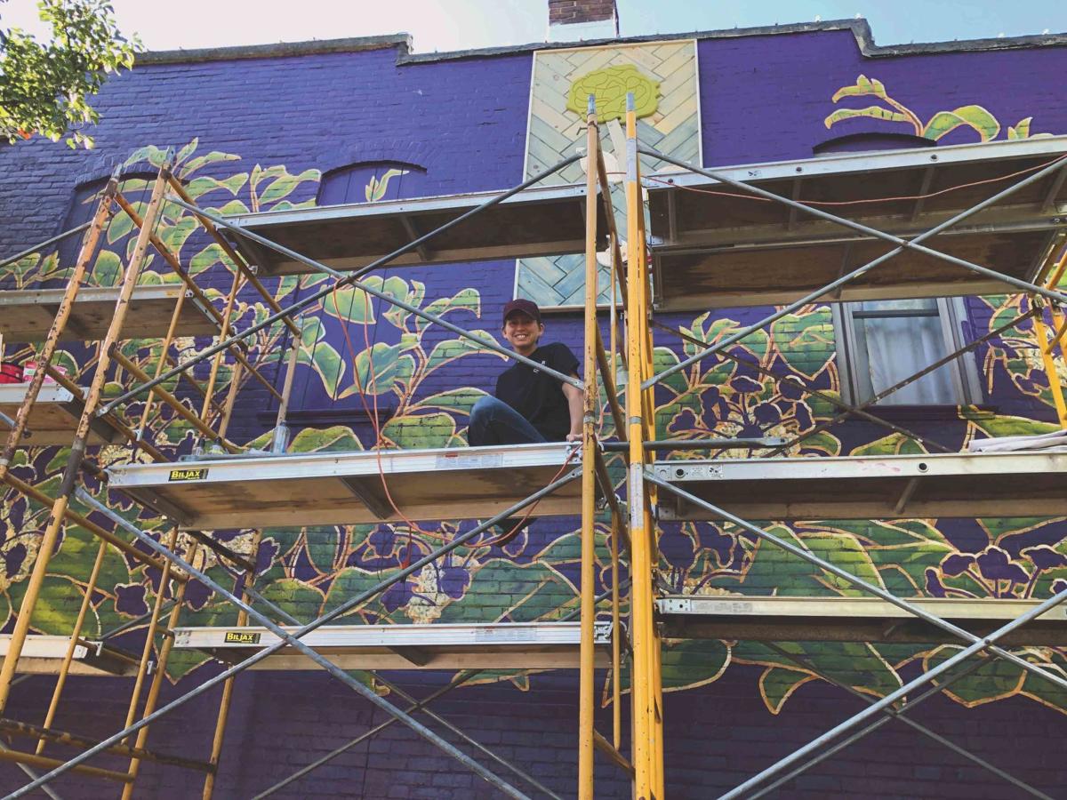 Meet The Artist Behind The Mural In Culver S Heritage Park Arts